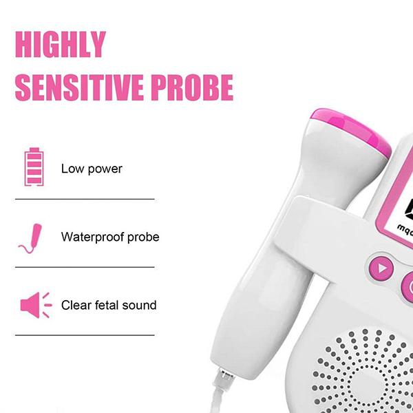 Paxmax Fetal Doppler with Head Phone Jack - Fetal Doppler