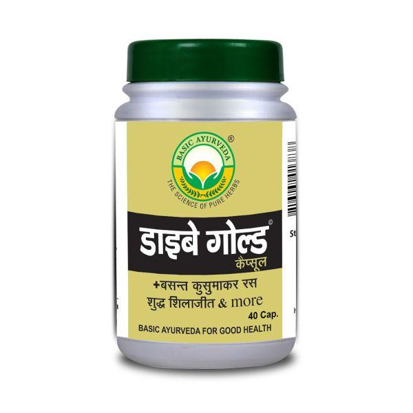 Basic Ayurveda Diabe Gold Capsule 40's - Speciality Medicines