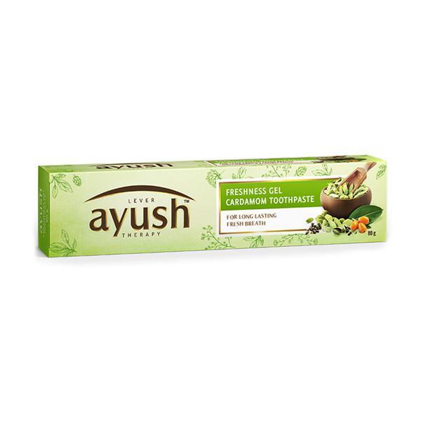 Lever Ayush Freshness Gel Cardamom Toothpaste 80 gm - Toothpaste
