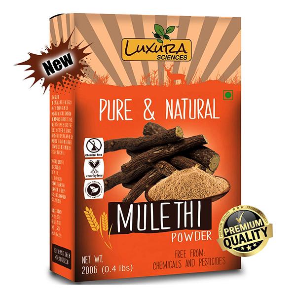 Luxura Sciences Pure & Natural Mulethi Powder 200 gm - Skin-Treatment