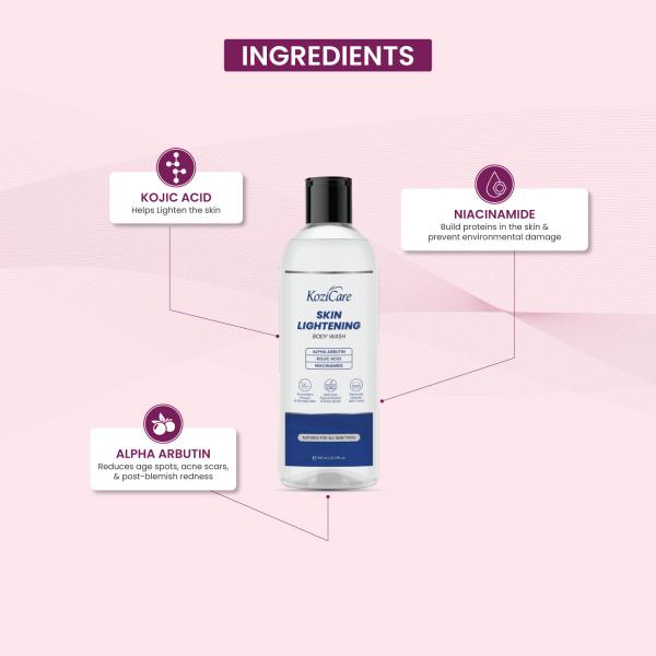 Kozicare Skin Lightening Body Wash 300 ml - Shower Gels & Body Wash