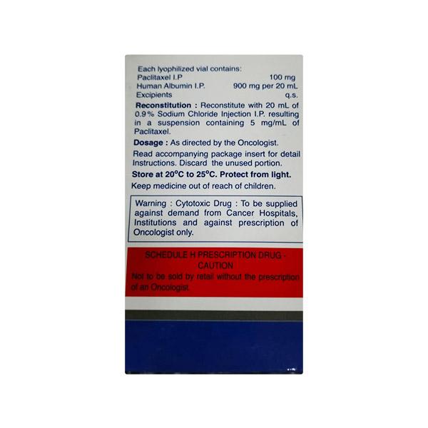 NAB TORTAXEL 100 Injection 50ml (N) - Cancer Oncology-Cyt