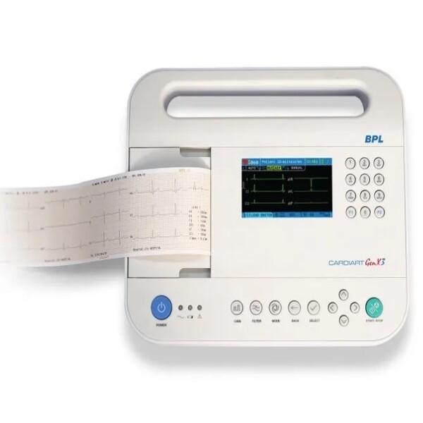 BPL Cardiart Genx 3 Channel Electrocardiograph Machine - Device - S
