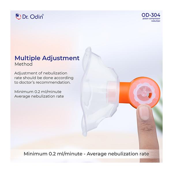 Dr. Odin Piston Compressor Nebulizer (OD-304) - Nebulizers / Vaporizer