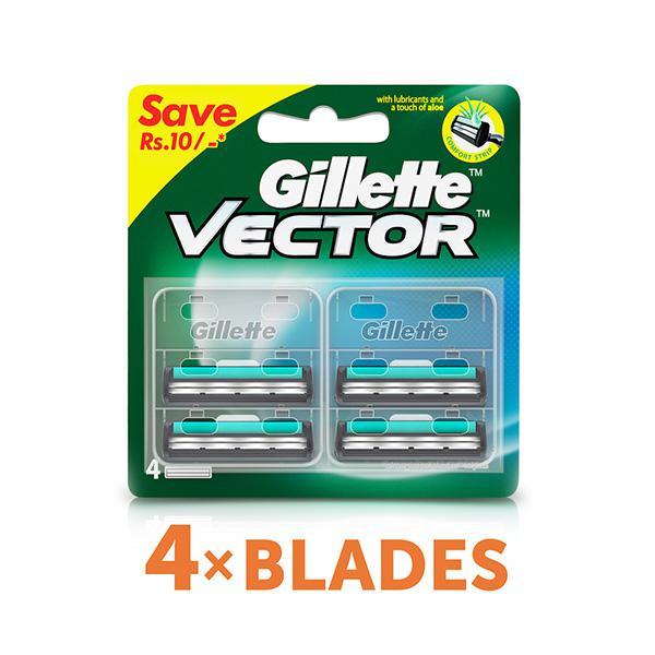 Gillette Vector Cartridges 4's - Shavers