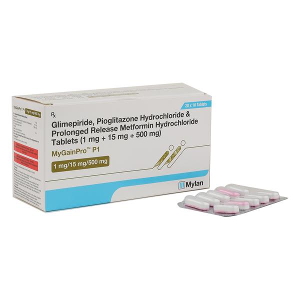 MYGAIN PRO P 1 Tablet 10's - Diabetes-Ant