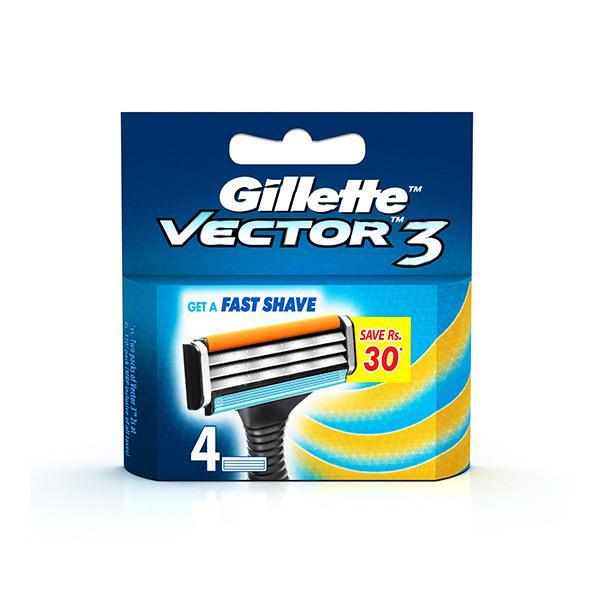 Netmeds | Gillette Vector 3 Cartridges 4's