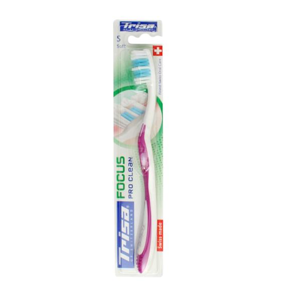 Trisa Focus Pro Clean Soft Toothbrush 1's - Baby Oral Care