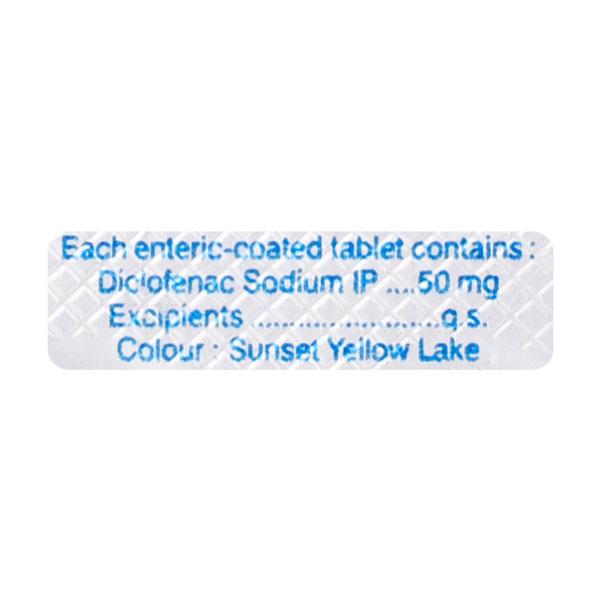 Dicloran 50mg Tablet 10'S - Pain relief-Nsa