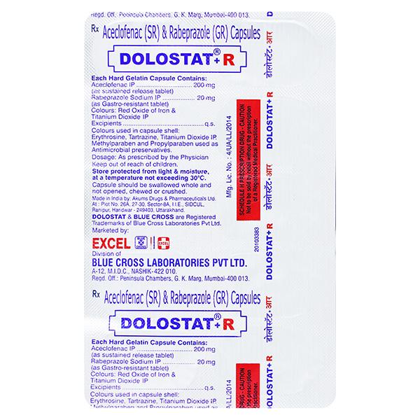 DOLOSTAT PLUS R Tablet 10's - Pain relief-Nsa