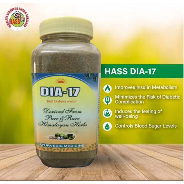HASS Dia-17 Powder 240 gm - Speciality Medicines