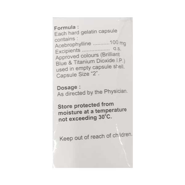 A Phyl 100mg Capsule 10'S - Asthma/COPD-Ast