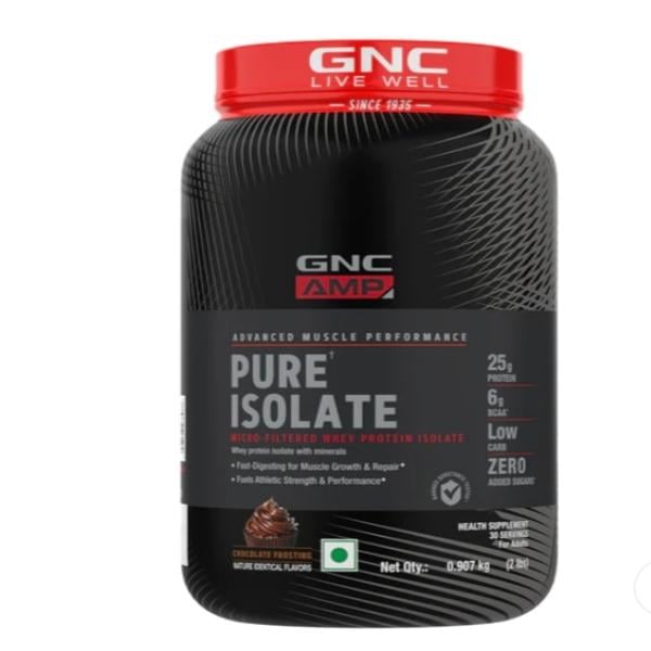 Netmeds | GNC AMP Pure Isolate - Chocolate Frosting 0.907 kg