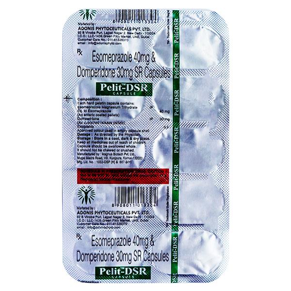 PELIT DSR Capsule 10's - Ulcer/Reflux/Flatulence-Aaa