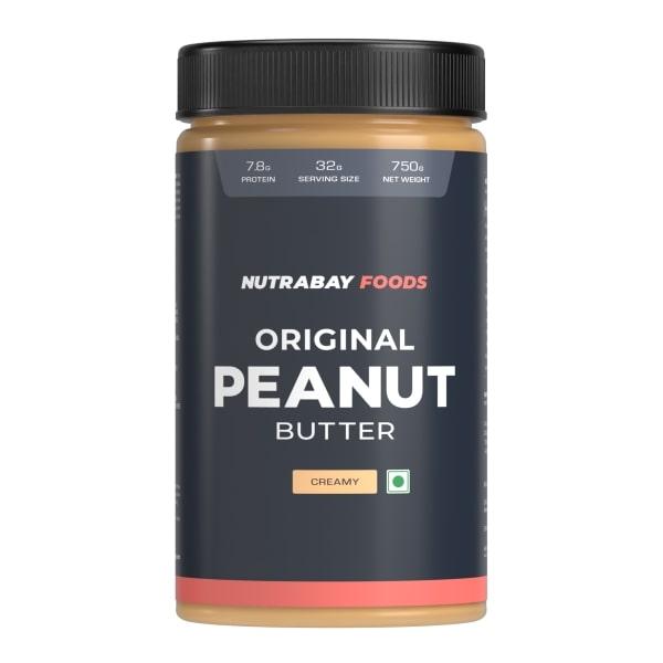 Netmeds | Nutrabay Foods Original Peanut Butter - Creamy 750 gm