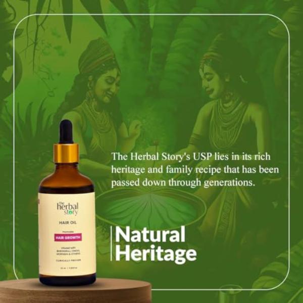The Herbal Story Hair Growth Oil 50 ml - Hair Oils