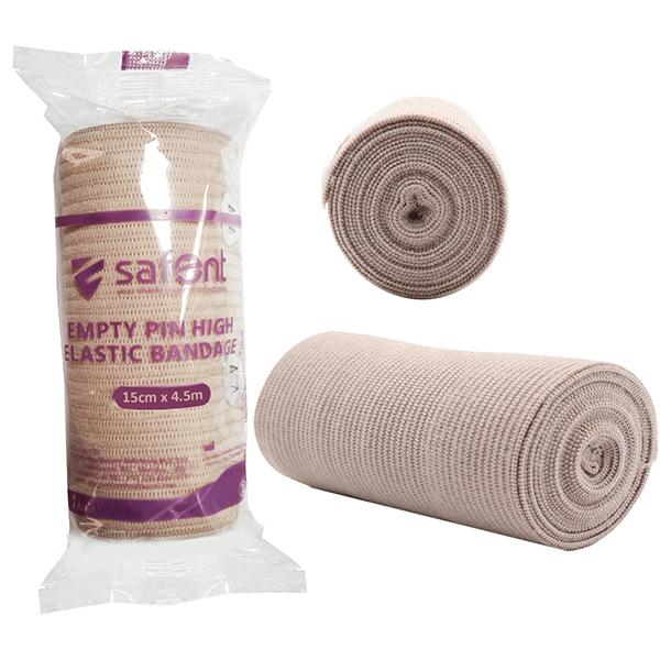 Netmeds | Safent Empty Pin High Elastic Bandage (15 cm X 4.5 m)