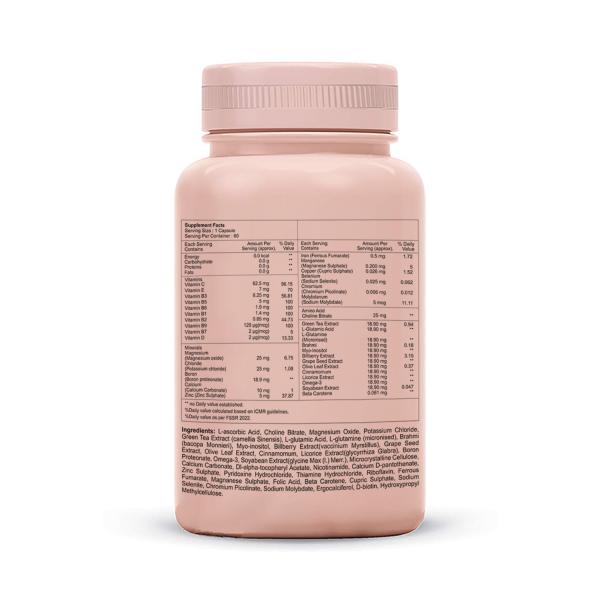 SheNeed Brain & Memory Support for Women Capsule 60's - General Health