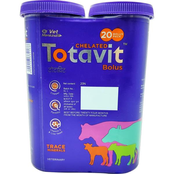 Vet Mankind Totavit Bolus 20's - Feed Supplement