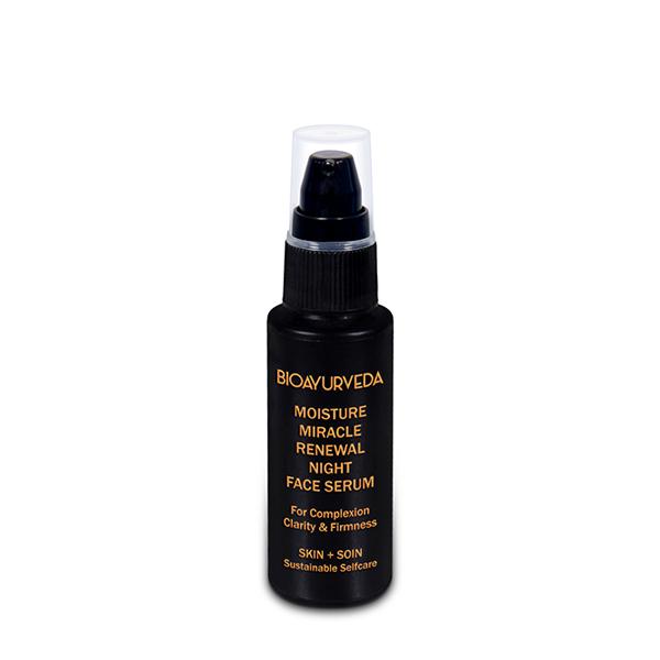 Bioayurveda Basics Moisture Miracle Renewal Night Face Serum 30 ml - Face Serum