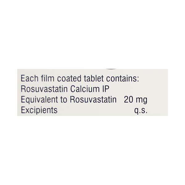 Rosubest 20mg Tablet 10'S - High Cholesterol-Dys