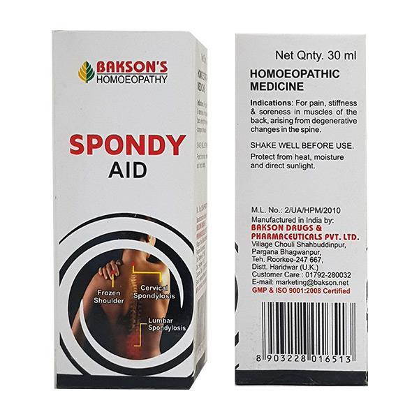 Netmeds | Bakson's Spondy Aid Drops 30 ml