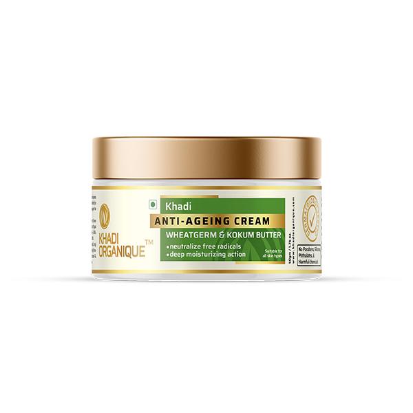 Khadi Organique Khadi Anti Ageing Cream - Wheatgerm & Kokum Butter 50 gm
