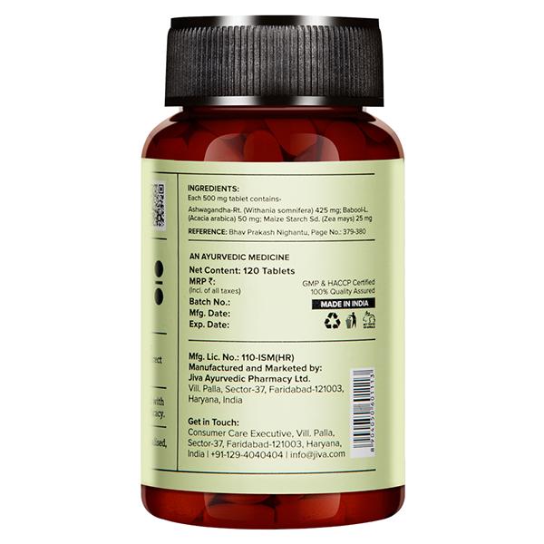 Jiva Ayurveda Ashwagandha Tablets 120's - Ashwagandha