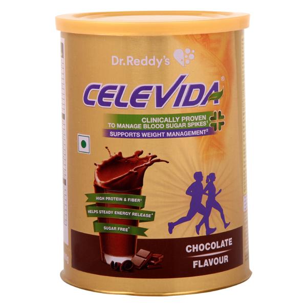 Netmeds | Celevida Nutritional No Added Sugar Powder - Chocolate Flavour 400 g