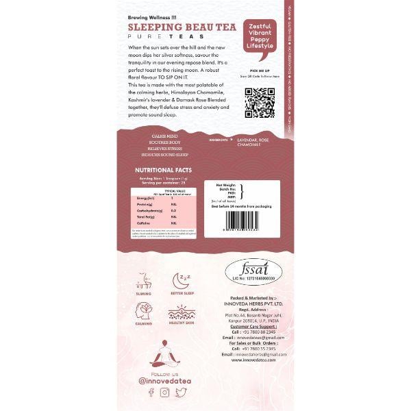 Innoveda Sleeping Beau Tea Whole tea leaves 28 gm - Teas