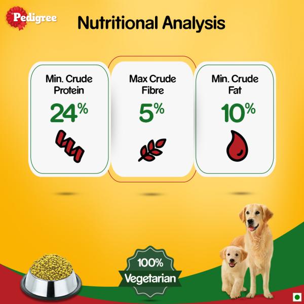 Pedigree Puppy & Adult Dog Food - 100% Vegetarian 2.8 kg - Petfood