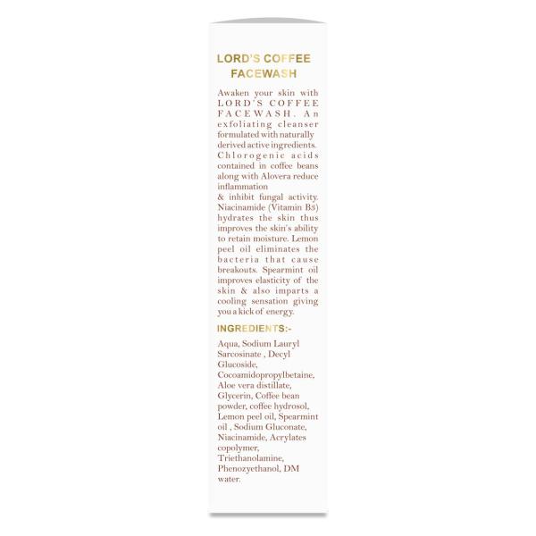 Lord's Coffee Face Wash 100 ml - Personal Care(Homeopathy)