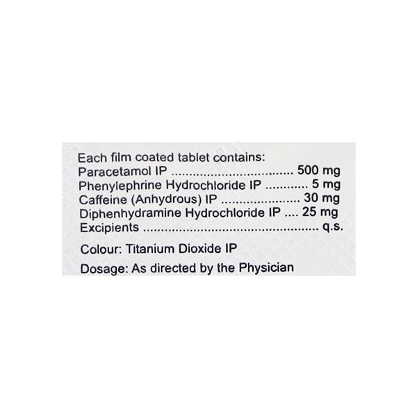 Nicip Cold & Flu Nf Tablet 10'S - Cough And Cold-Cou