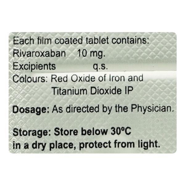 RIVATROY 10 Tablet 14's - Blood Clot-Ant