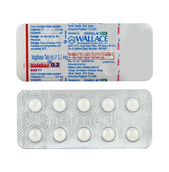 Volabay 0.2mg Tablet 10'S - Diabetes-Ant
