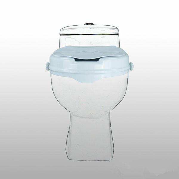 Entros Raised Toilet Seat With Lid 6 Inch (SC7060D) - Wheelchairs & Walking Sticks