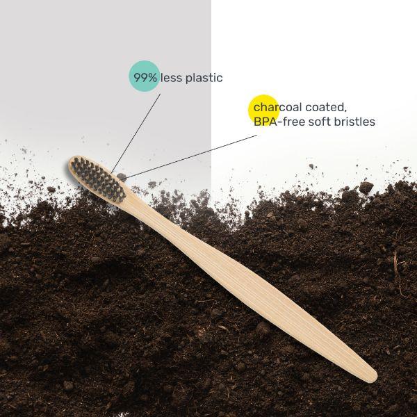 Awenest Bamboo Toothbrush (Pack of 3) - Toothbrushes