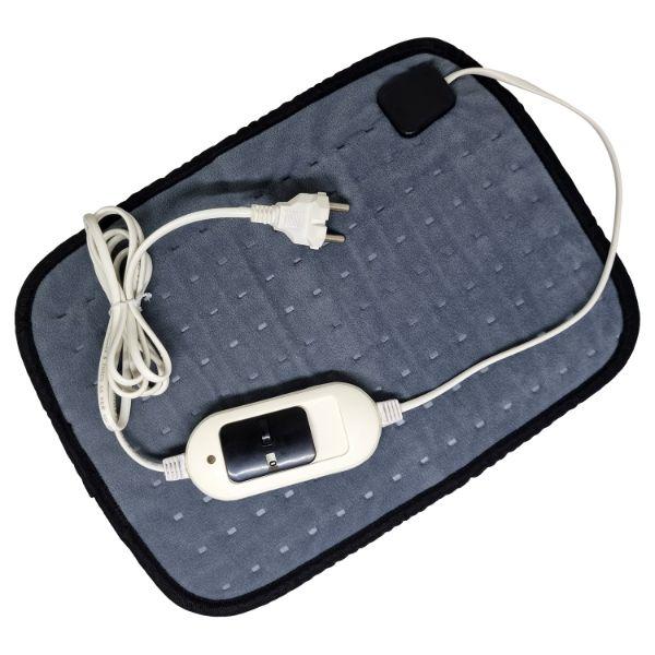 Sahyog Wellness Velvet Orthopaedic Pain Reliever Electric Heating Pad - Grey - Hot Pack/Ice Bag