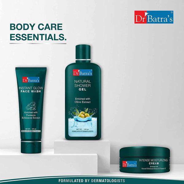 Dr Batra's Natural Shower Gel Enriched With Olive Extract (Pack of 2 x 200 gm) 1's - Shower Gels & Body Wash
