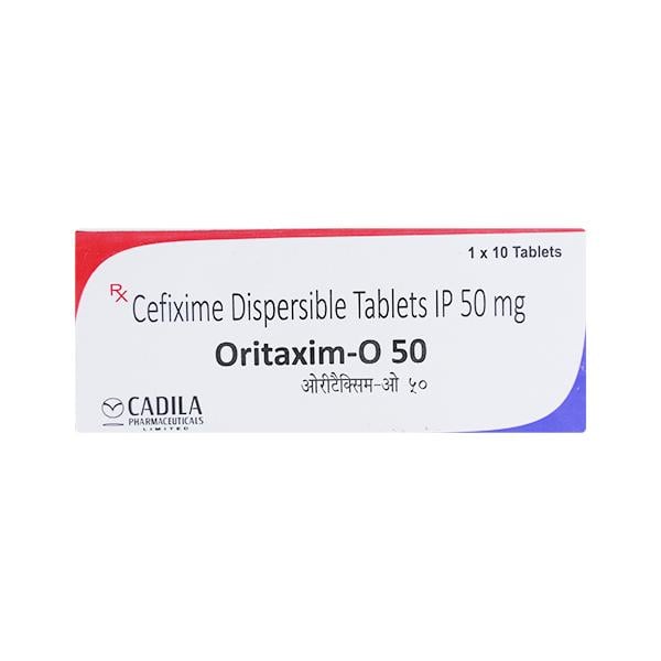 Oritaxim O 50mg Tablet 10'S - Bacterial Infections-Cep