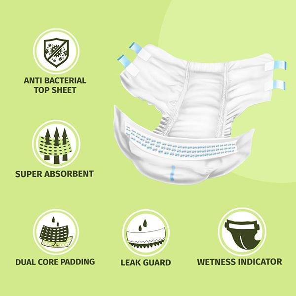 Pee Safe Adult Diaper (M-L) 10's - Adult Diapers & Pads