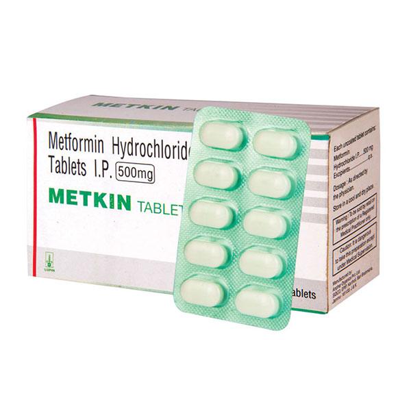 Metkin 500mg Tablet 10'S - Diabetes-Ant
