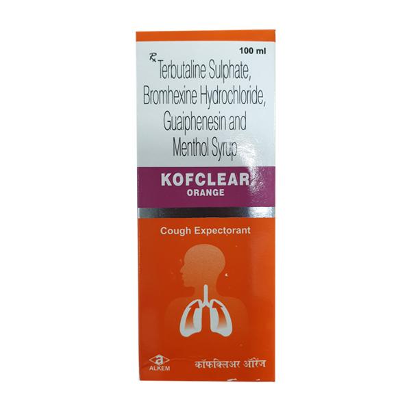 KOFCLEAR ORANGE COUGH Expectorant 100ml - Cough And Cold-Cou