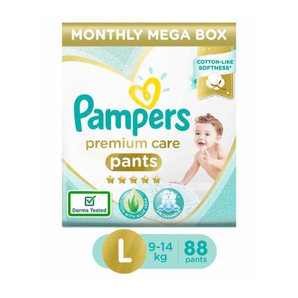 Pampers Prm Pants (L) 88's - Diapers & Wipes
