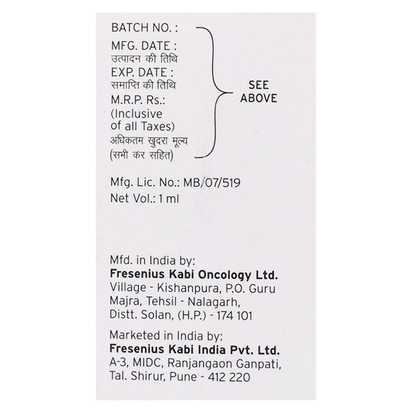 DAXOTEL 20mg Injection 1ml - Cancer Oncology-Cyt