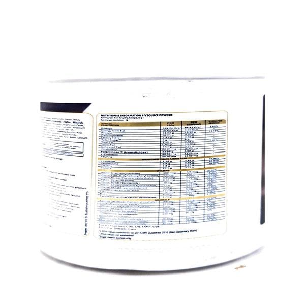 LIV SOURCE SUGAR FREE CHOCOLATE FLAVOUR Powder 200gm - Supplements-Vam