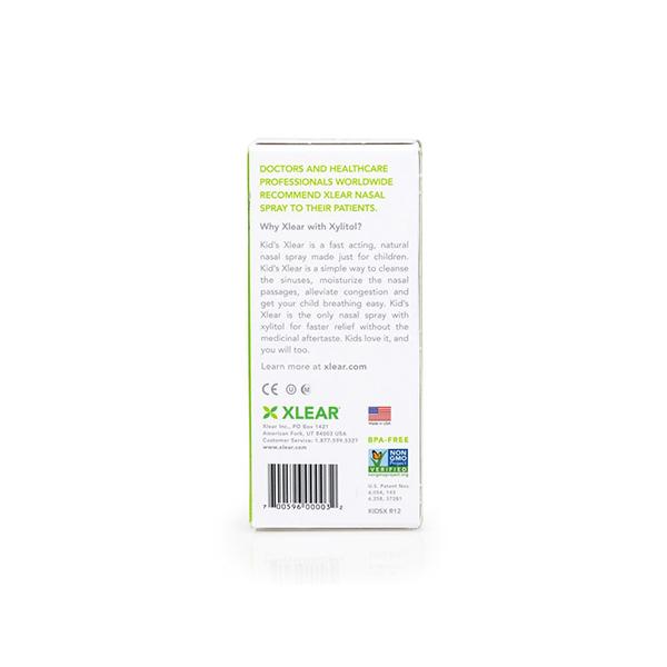 Xlear Kid's Natural Saline Nasal Spray for Sinus and Allergy Relief 22 ml - Nasal Decongestion