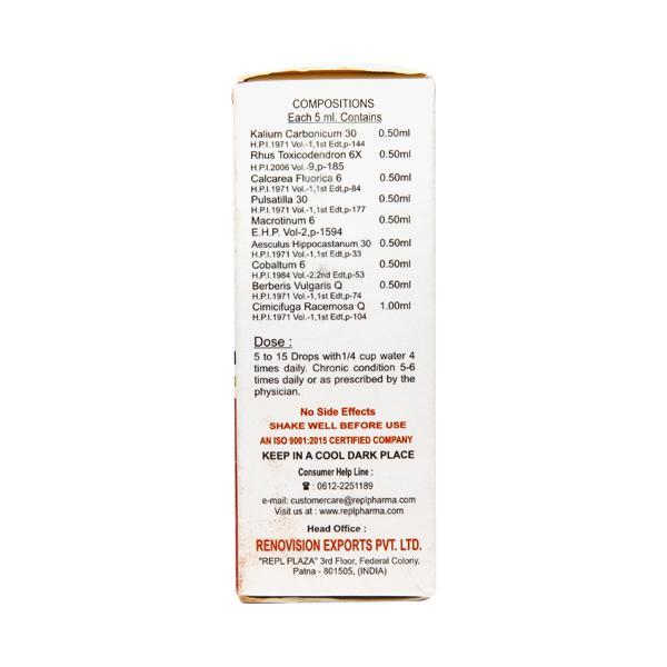 Repl Dr. Advice No.18 Backache Drops 30 ml - Homeopathic Drops