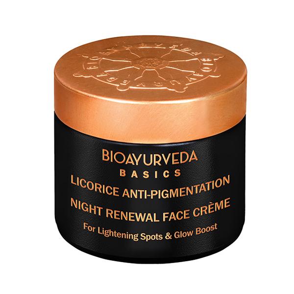 Netmeds | Bioayurveda Basics Licorice Anti-Pigmentation Night Renewal Face Creme 60 gm