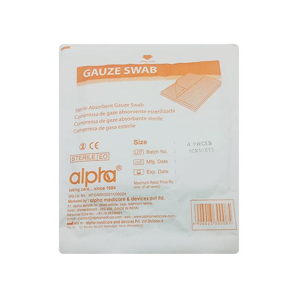 Netmeds | Alpha Gauze Swab 4's